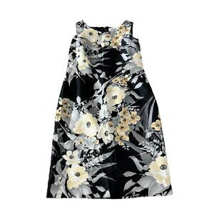 Le Suit A Line Sleeveless Sheath Dress Size 10 Floral